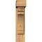 Ekena Millwork Olympic Block Smooth Bracket w/ Offset Brace, Western Red Cedar, 5 1/2"W x 16"D x 24"H BKT0604X16X24OLY05SWR - alternate 3